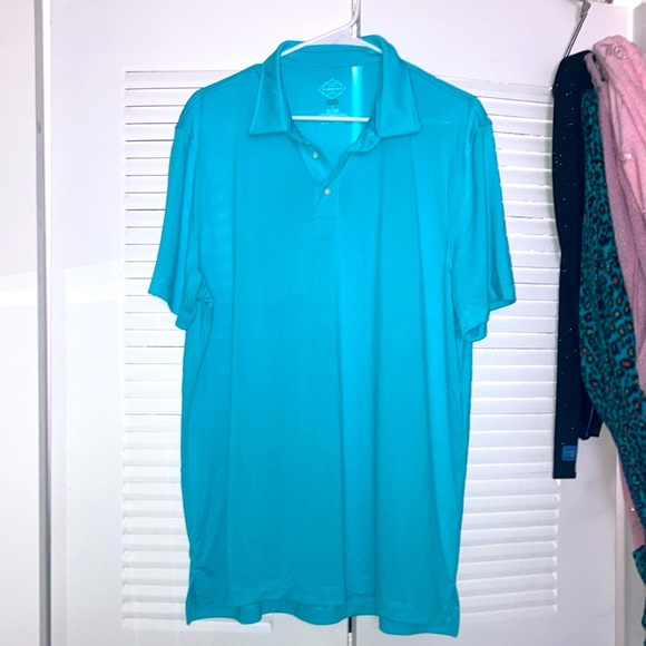 St John’s Bay Bright Blue Golf Shirt - Picture 1 of 1